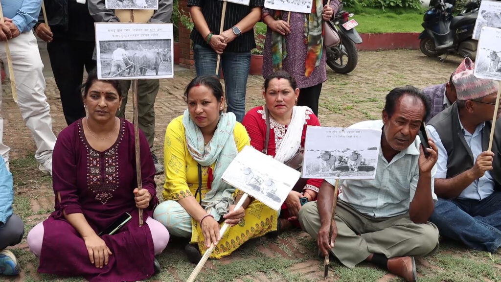 पीडित किसान