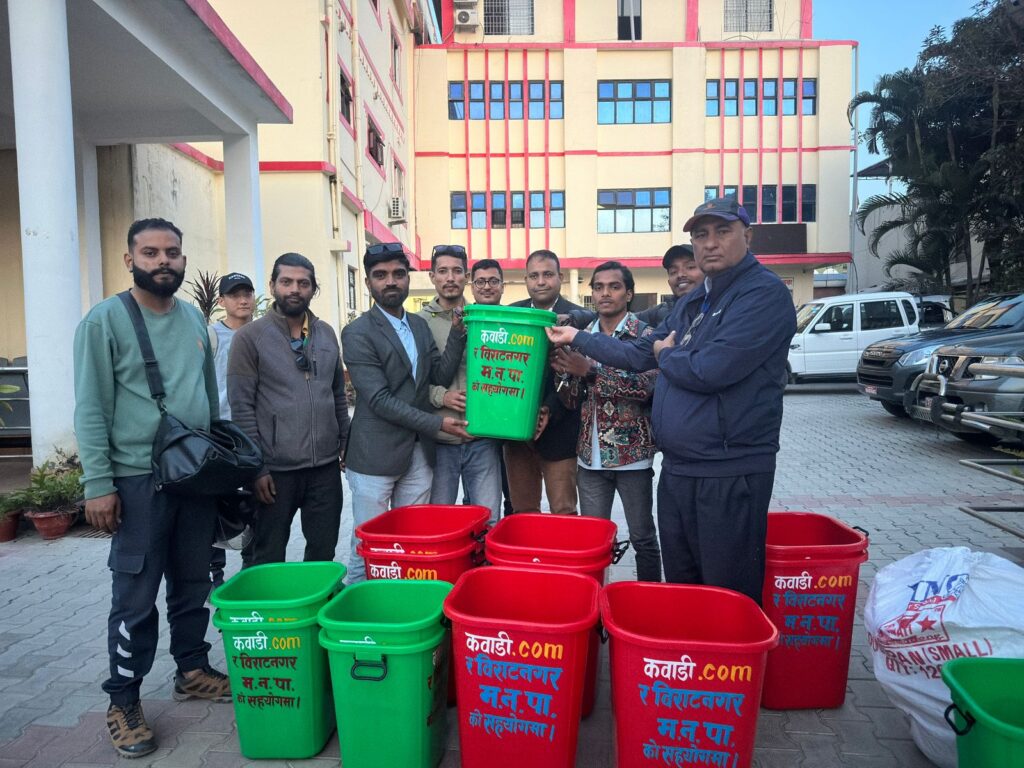 अचेतले नोबेल अगाडि नहर क्षेत्रमा २६ वटा डस्टबिन राख्ने अचेत